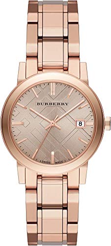 Swiss Rare Rose 골드 Date Dial 34mm 여성 Wrist Watch 시티 BU9135