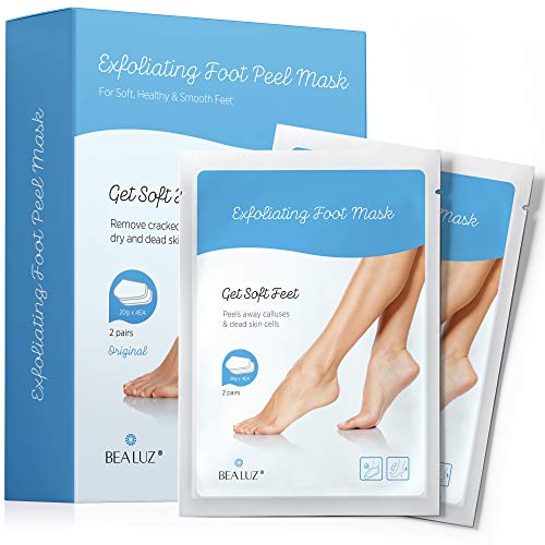발각질제거 BeaLuz Exfoliating Foot Peel 마스크 - 2 Pairs