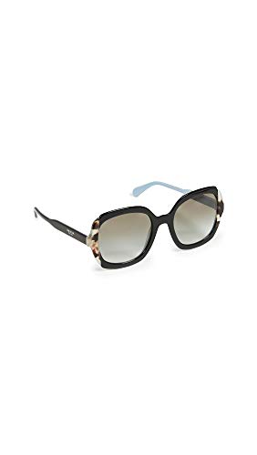 남성 선글라스 Prada PR 16US - KHR0A7 Sunglasses 매트 Azure/Spotted Brown w/ Grey Gradient Lens 54mm