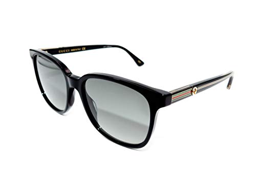 남성 선글라스 Gucci GG 0376S 001 매트 Plastic 스퀘어 Sunglasses Grey Gradient Lens