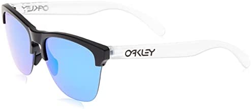 남성 선글라스 Oakley Mens OO9374 Frogskins Lite Round Sunglasses 매트 Black/Prizm Ruby 63 mm