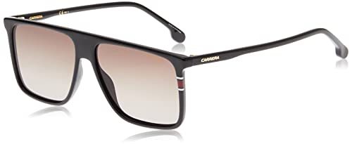 남성 선글라스 Carrera Mens 0807 Black/Brown Gradient Lens Rectangular Sunglasses 58MM