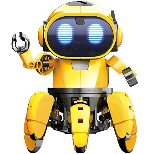 로봇애완동물 Elenco Teach Tech &ldquoZivko Robot&rdquo Interactive A/I Capable Robot Infrared Sensor STEM Learning 토이 어린이 10+