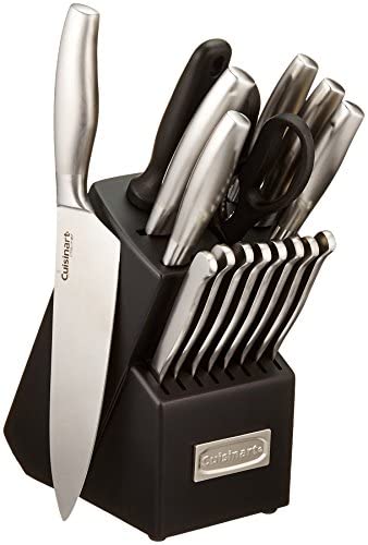 Cuisinart C77SS-17P 17-Piece Artiste 컬렉션 Cutlery Knife Block 세트 스테인레스 스틸