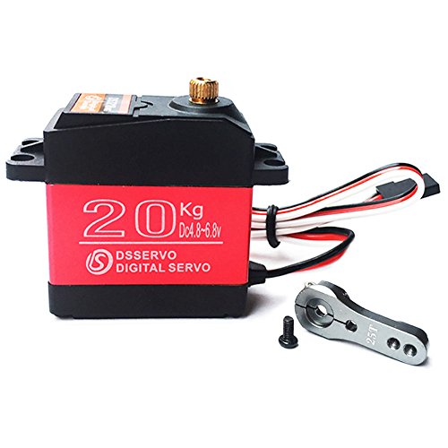 RC모터 ANNIMOS 20KG Digital Servo High Torque Full 메탈 Gear 방수 RC Model DIY DS3218MGControl Angle 270°