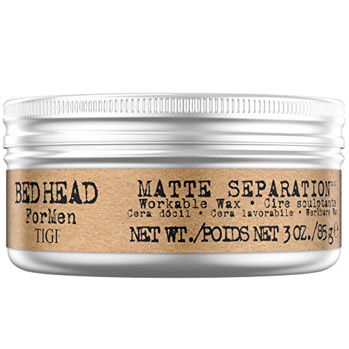 헤어왁스 TIGI Bed Head Men 매트 Separation Workable Wax 3 Ounce