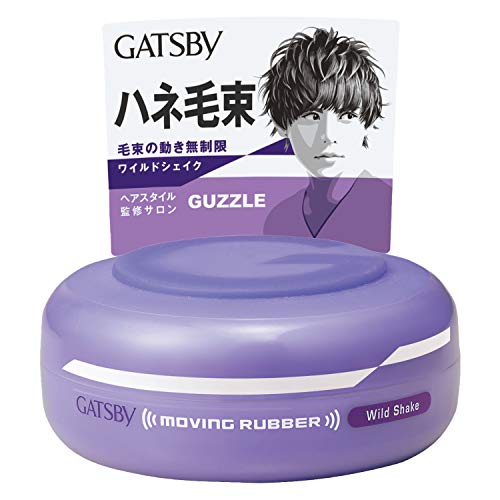 헤어왁스 Mandom Gatsby Moving Rubber Wild Shake Pomade 0.5 Pound