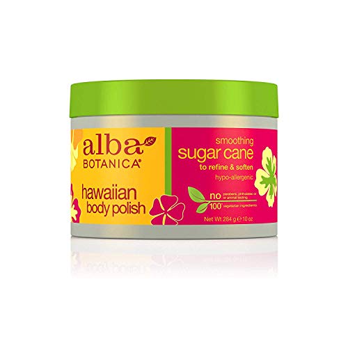 바디스크럽 Alba Botanica Smoothing Sugar Cane Hawaiian Body Polish 10 oz.