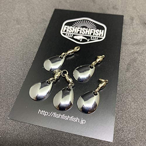 FISHFISHFISH콜로라도 블레이드 5 매세트 S사이즈 메탈릭 컬러/루어 개조 메탈 지그 스피너 spinner 스핀 테일용 튠 tune