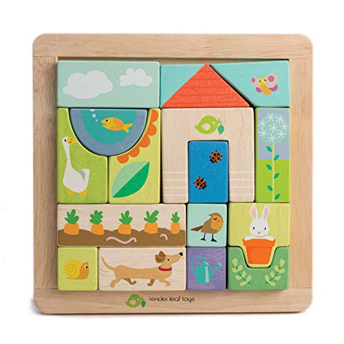 태엽장난감 Tender Leaf &ndash Learning 세트 Nesting Blocks Garden 우드 Multicolour 1