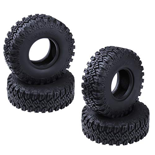 RC카 타이어 Hobbypark 1.9 inch RC Crawler Tires w/Foam Inserts 1/10 Scale Vehicle Parts 4-Pack