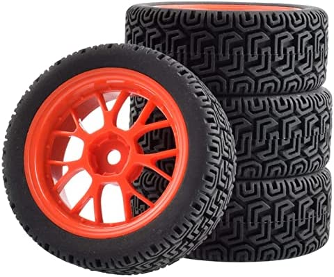 RC카 타이어 LAFEINA 1/10 Rally Car Wheel Tire RC On Road Traxxas HSP Tamiya HPI Kyosho