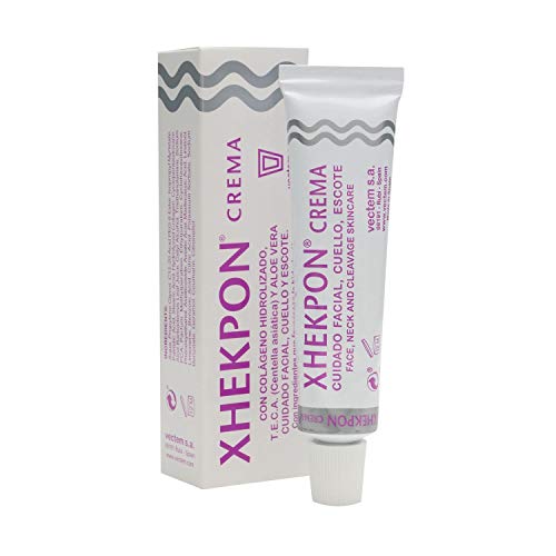 아이크림 3팩 XHEKPON Face Neck & Decolleté Anti-ageing Cream Collagen Aloe Vera Centella Asiatica 40ml