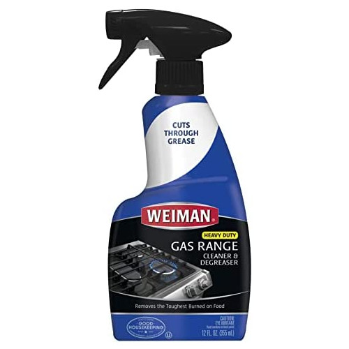 Weiman Gas Range Cleaner and Degreaser - 12 Ounce - Packaging May Vary