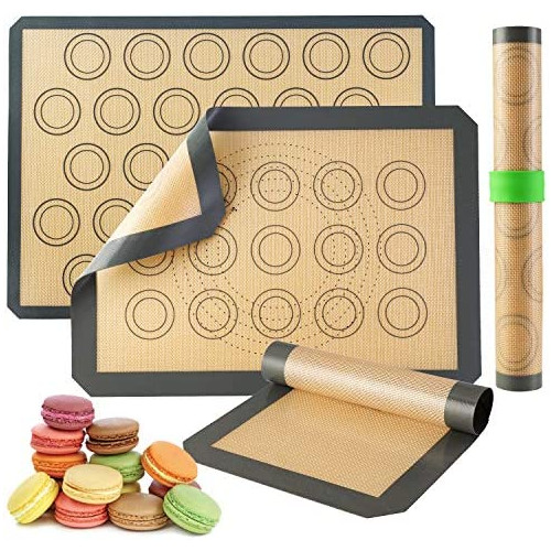 Extra Large Silicone Baking Mat,25&rdquox18&rdquoNon-Stick Pastry Mat Board Table Placemat Pad Baking,Rolling Dough Measurements Reusable Heat-Resistant BPA Free