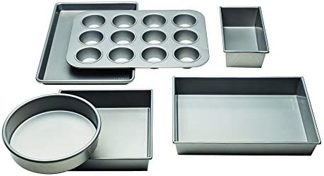 눌어붙지 않는 카본 스틸 토스터 오븐 베이크웨어 세트 Non-Stick Toaster Oven Bakeware Set 4-Piece Carbon Steel