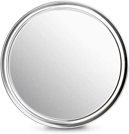 New Star Foodservice 50745 Pizza Pan/Tray Wide Rim 알루미늄 12 Inch