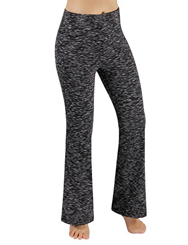 ODODOS 여성 Boot-Cut Yoga Pants Tummy 컨트롤 Workout Non See-Through Bootleg