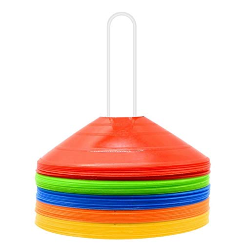 Sport Soccer Disc Cones Sets 50팩 Agility Perfect Football Basketball,Footwork,Kids Field Marker 2 inch