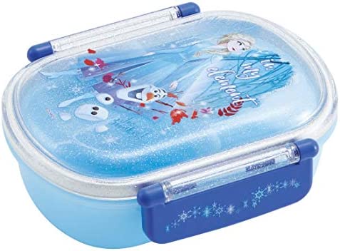 스케이터 어린이용 도시락 런치 박스 아나운서와 눈의 여왕 2 디즈니 360ml QAF2BA