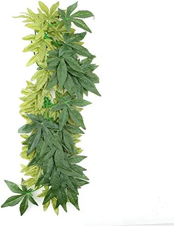 인조 인공 수초 Yosooo Artificial Plants Fake Leaves Plastic 그린 Grass Sucker Aquarium Fish Tank Reptile Terrarium Habitat Box Cage Ornaments Outside Home Garden Eco-Friendly Decor
