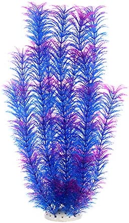 인조 인공 수초 Norgail Large Freshwater Aquarium Plants Artificial Plastic Fish Tank Decoration Ornaments Safe All 20 Inches Tall