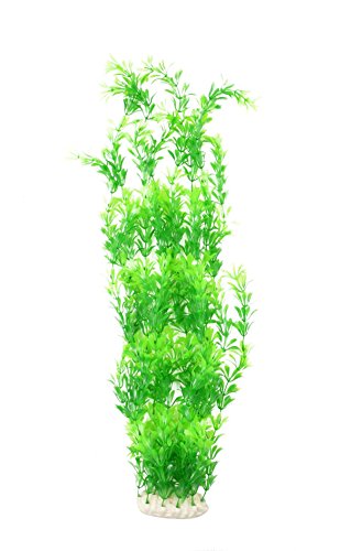 인조 인공 수초 CNZ Aquarium Decor Fish Tank Decoration Ornament Artificial Plastic Plant 그린 23-inch Tall