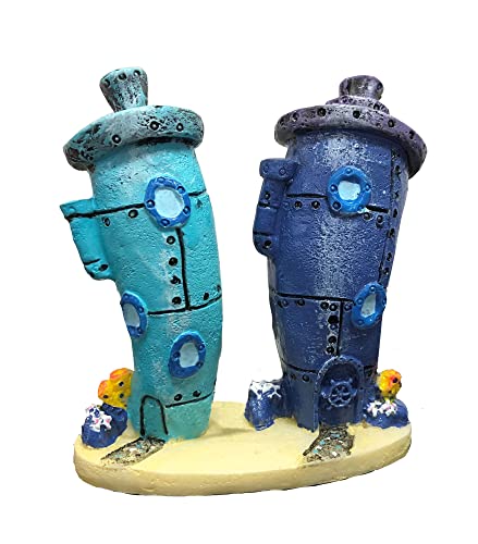 수족관 피규어 모형 Penn Plax Spongebob Bikini Bottom Homes Aquarium Ornament