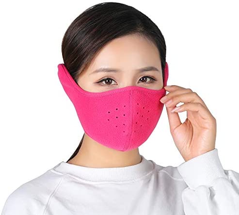 남녀공용 Winter Ski 마스크 Outdoor Protect Face 커버 Earmuffs Balaclava 사이클링 Bicycle Motorcycle Rose