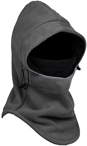 Tahbilk Balaclava Fleece Hood,Heavyweight Cold Weather Winter Motorcycle,Windproof Ski Mask,Ski&Snowboard Gear