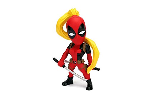 마블 다이캐스트 피규어 Jada 토이 Metals Marvel 4 클래식 Figure - Lady Deadpool M353