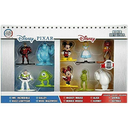 마블 다이캐스트 피규어 Disney Nano Metalfigs Die-Cast Mini-Figures 10-Pack