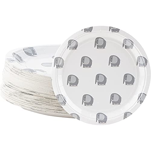 일회용 종이 접시 80개입 Disposable Plates - 80-Count 9 x 9 Inches
