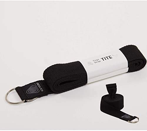 NOW YOGING Premium Yoga Strap Unbeatable Thickness & 8 ft Length Stretch Bands 조절되는 D-Ring Buckle - Best Daily Stretching Pilates Physical Therapy Fitness