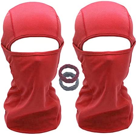 Ohequbao Balaclava Face 마스크 Windproof Ski Motorcycle 사이클링 Bike,Neck Warmer Tactical Hood Polyester 여성 Men Youth 어린이 2 Pack