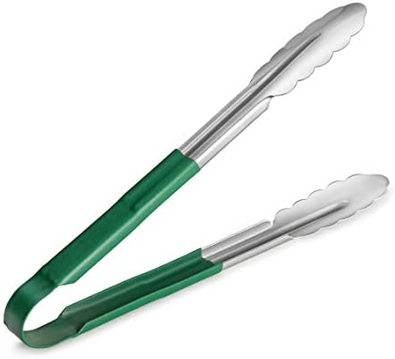 New Star Foodservice 35803 Vinyl Coated Utility Tongs 16" 세트 12 Blue