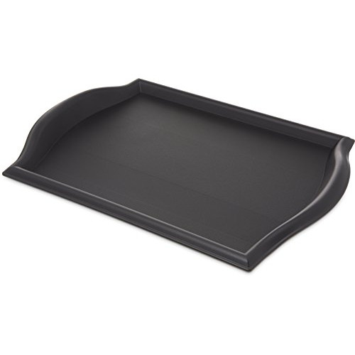 Carlisle 1217BT03 Bistro Plastic Café Tray 12" X 17" Black