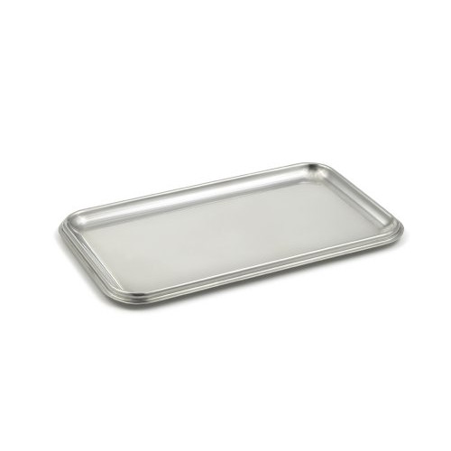 StainlessLUX 75110 Brilliant Stainless Steel Small Rectangle Tray - Quality Serveware for Your Home