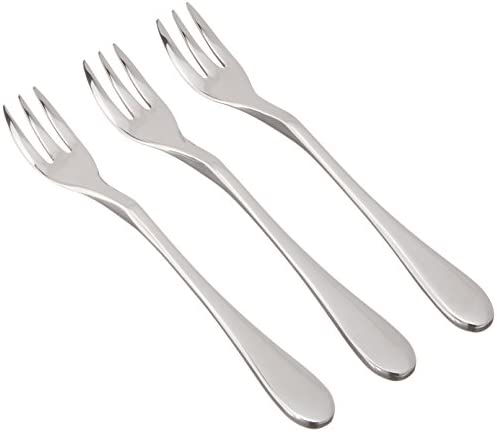 디저트포크 Knork 193 Original Cocktail Fork 세트 5.75 Gloss Silver