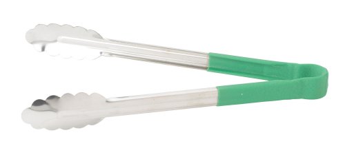 Winco Utility Tong 그린 Non-Slip Grip 16-Inch