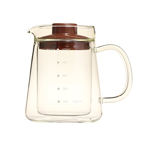 눈(째)부터 비늘 Hurex®내열 더블 wall 포트 500ml 차 : ①보온성(2 중글래스)와②쏟아져 쉽음(얇은 립)를 겸해 구비했(갖췄) 눈(째)부터 비늘hutec 뛰어나 모노: hutec<!-- @ 13 @ -->biz 의 홈 pay 더의 상품을 참조해 주십시오: