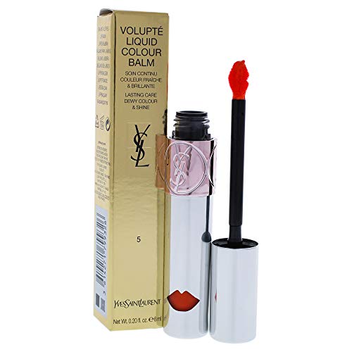입생로랑 볼립떼 리퀴드 컬러 밤 #5 Yves Saint Laurent Volupte Colour Balm 7 Grab Me Red 0.2 Ounce
