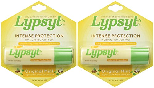 립밥 LypSyl LypMoisturizer Original Mint 0.1oz 2 Pack