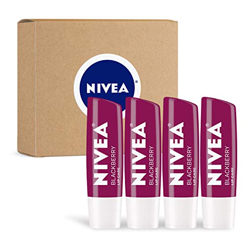 립밥 NIVEA Blackberry Lip 케어 - 소프트 Smooth Lips 터치 Color -팩 4
