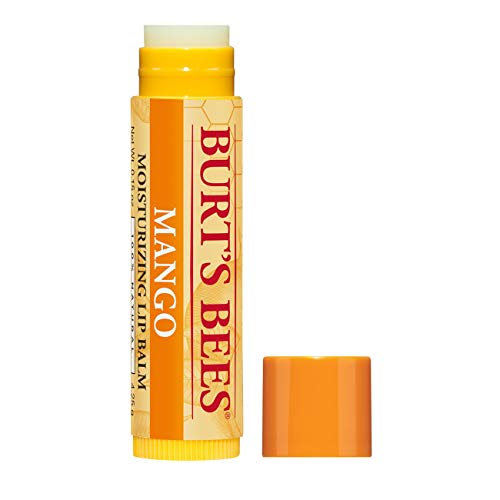 립밥 Burts Bees 100% Natural Moisturizing 립밤 Mango Beeswax & Fruit Extracts - 12 Tubes