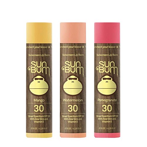 립밥 Sun Bum SPF30 립밤 Mango Watermelon Pomegranate 3 Pack