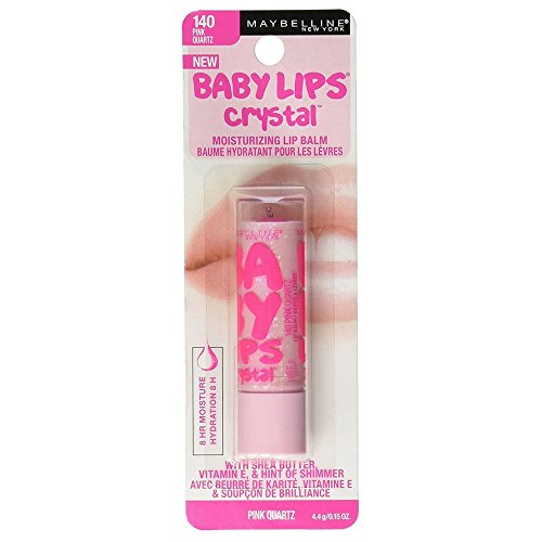 립밥 Maybelline New York Baby Lips 크리스탈 립밤 Pink Quartz 140 0.15 oz