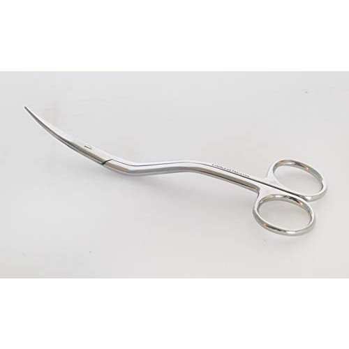 자수머신 가위 Mazbot 6 Inch Bent Handle Curved Embroidery Scissors---Perfect Machine