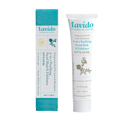 Lavido Pomegranate Seed Oil Lemon Macadamia Gentle Exfoliator Cream