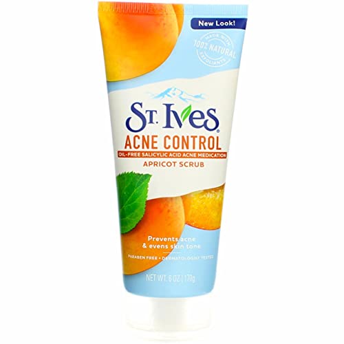 페이스스크럽 St. Ives Acne 컨트롤 Apricot Scrub 6 oz팩 4